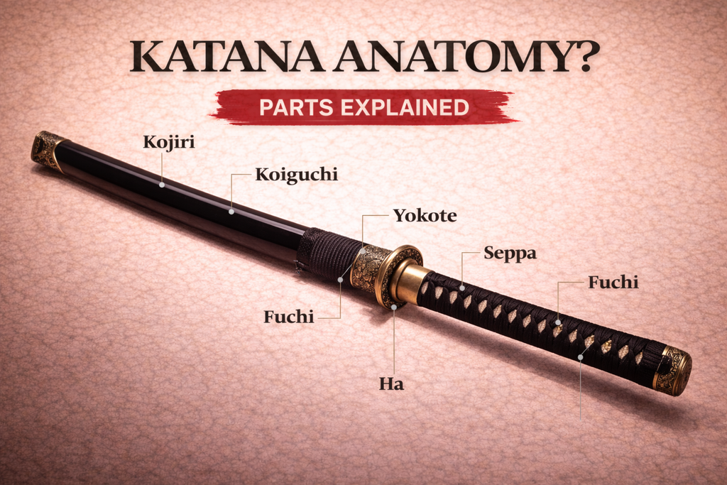 Katana anatomy - Things you need know to truly understand the sword of Samurai