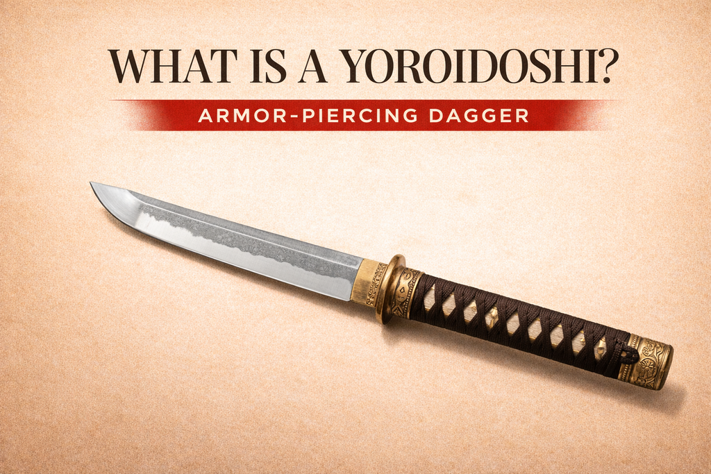 Yoroidoshi Tanto - Small but powerful an understated blade designed to breach armor