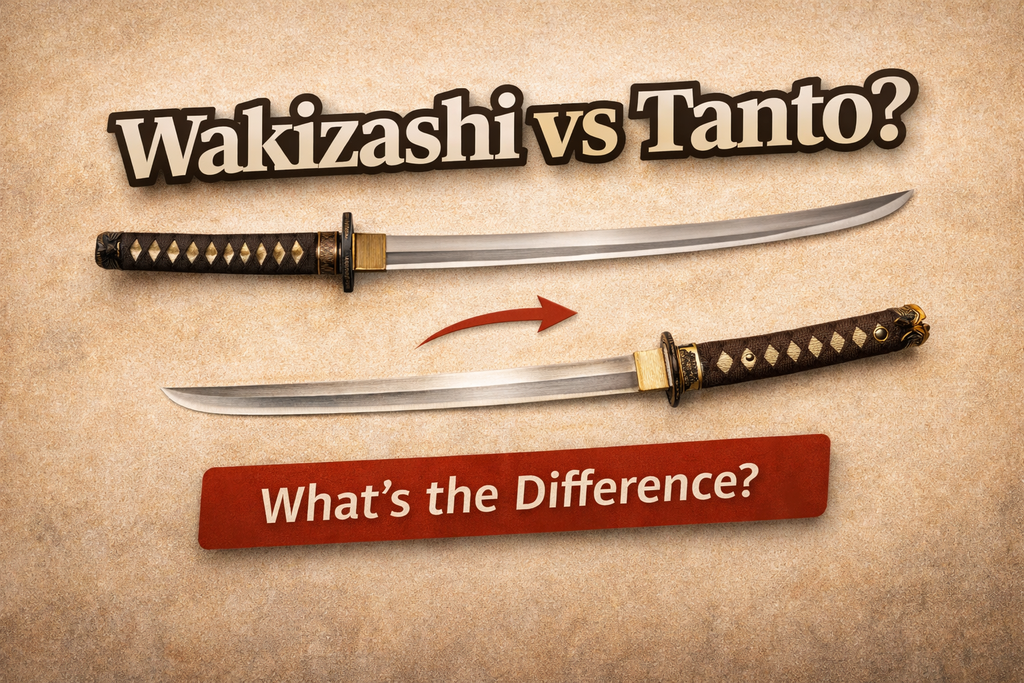 Wakizashi VS Tanto: Break down the difference in details