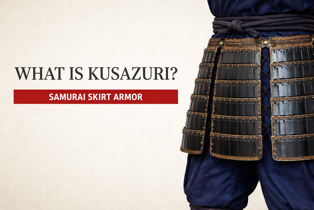 Introduce the samurai armor Kusazuri History and types
