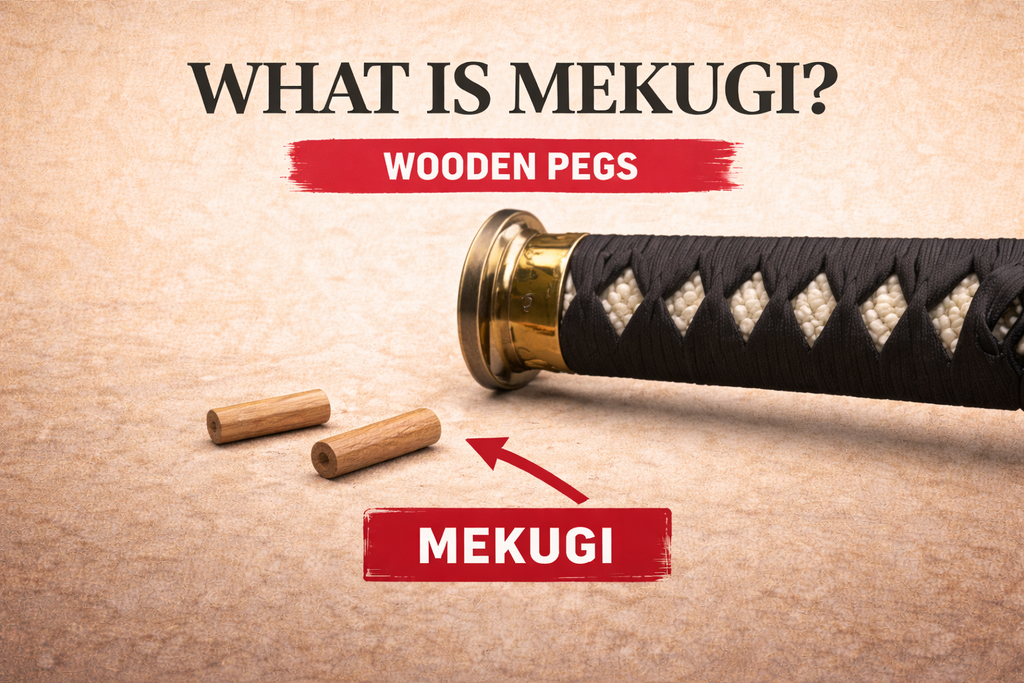 Katana Mekugi tiny wooden pegs that hold your samurai sword together