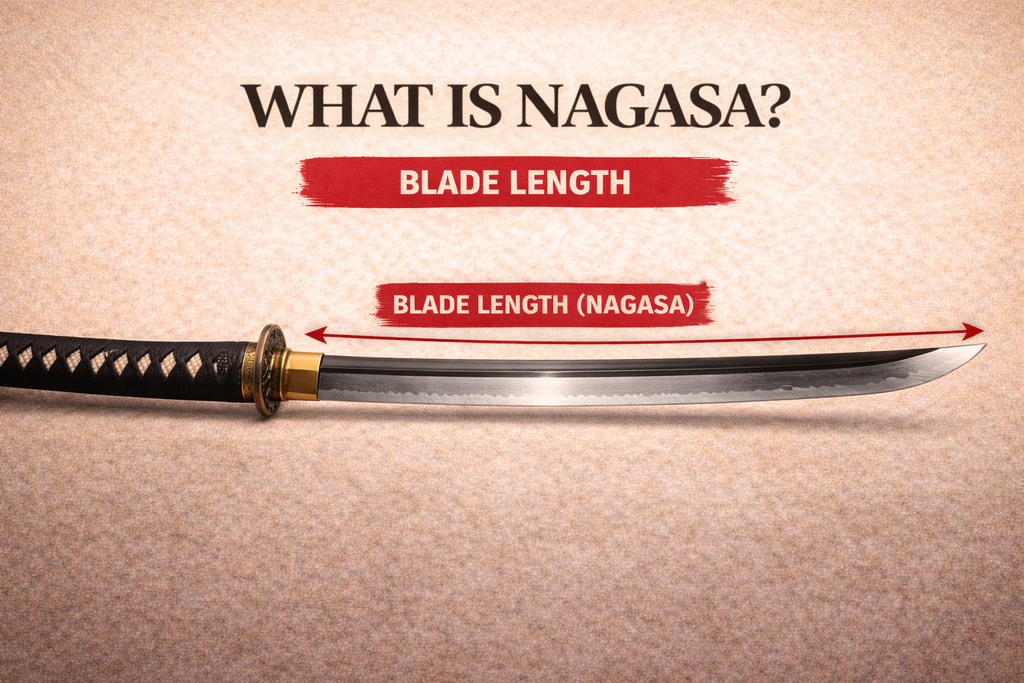 Katana Nagasa Know how to measure katana blade the right way