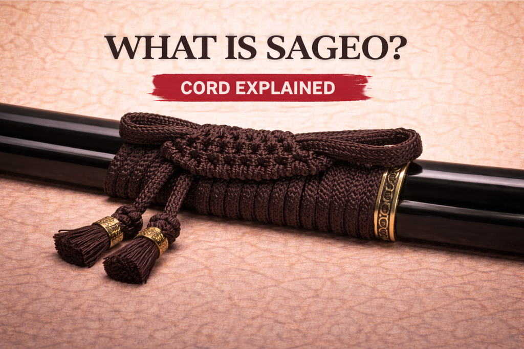 Katana Sageo One of the most important accessories on samurai sword you should know