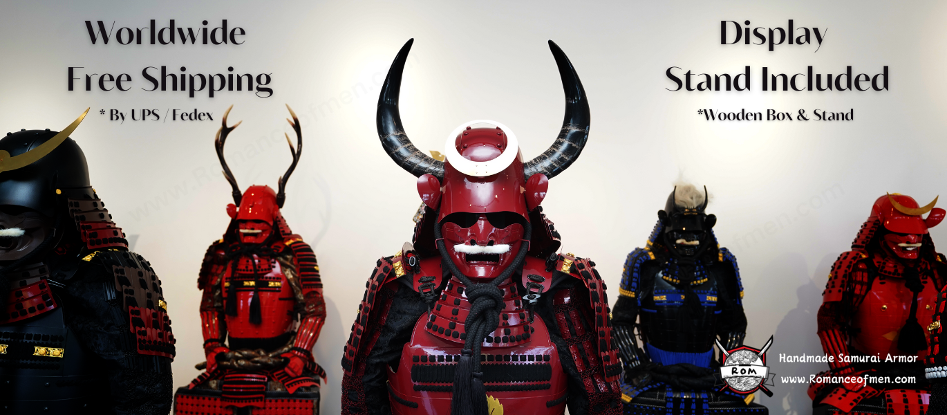 Samurai Armor Free Shipping with Box & Stand