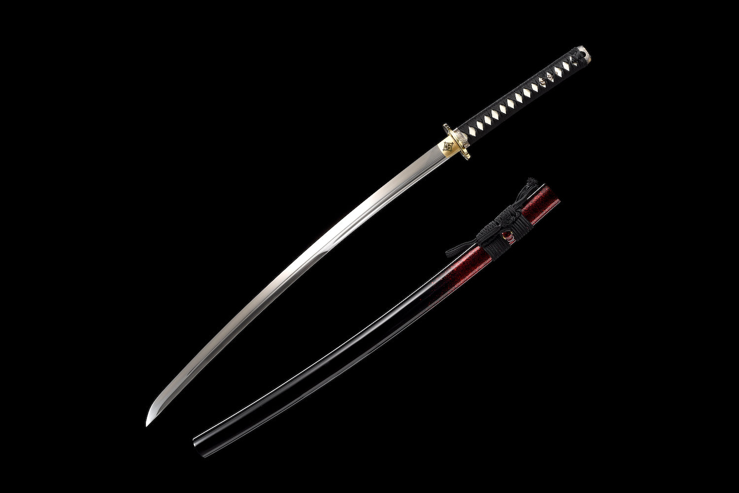 The Surudoi Handmade Katana Extra Sharp Spring Steel Unokubi-Zukuri