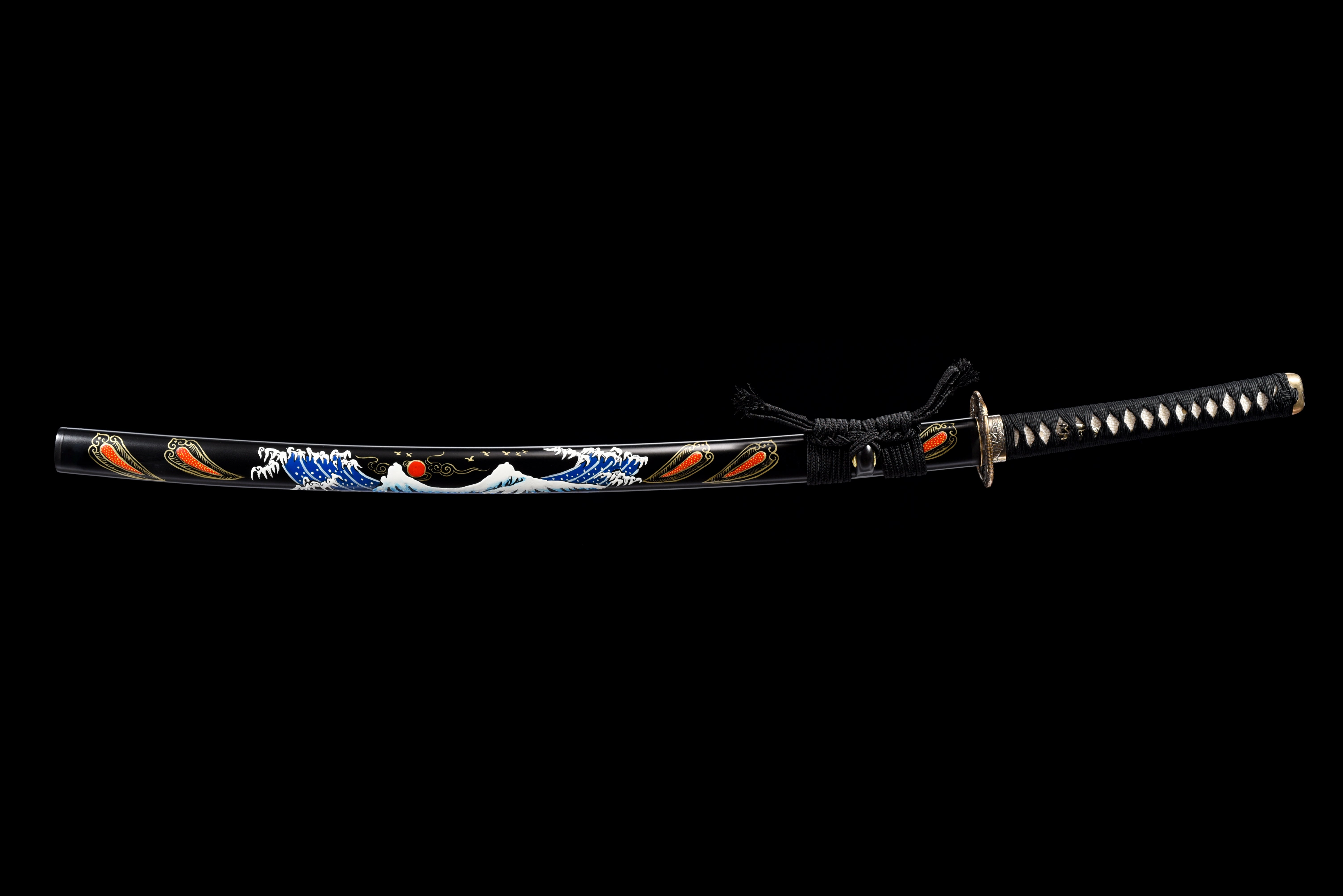 The Ebi Lobster Theme Katana T10 Steel Extra Sharp Aesthetic Polishing