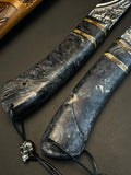 Enigmatic Stag Damascus Steel Fixed Blade