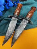 Venus's Grace Damascus Steel Fixed Blade