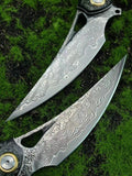 Nocturnal Terrors Damascus Steel Knife