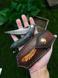 Nocturnal Terrors Damascus Steel Knife