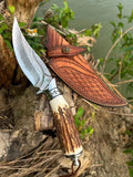 Fortunate Buck Damascus Steel Fixed Blade