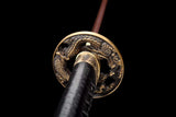 The Raputazu Handmade Katana Wakizashi Pattern Steel