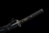 The Burakkuingula Handmade Katana Clay Tempered T10 Steel