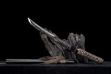 The Shuramanei Handmade Tanto Katana Clay Tempered T10 Steel