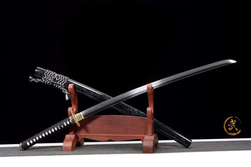 The Mozun Senshi Handmade Katana Clay Tempered T10 Steel