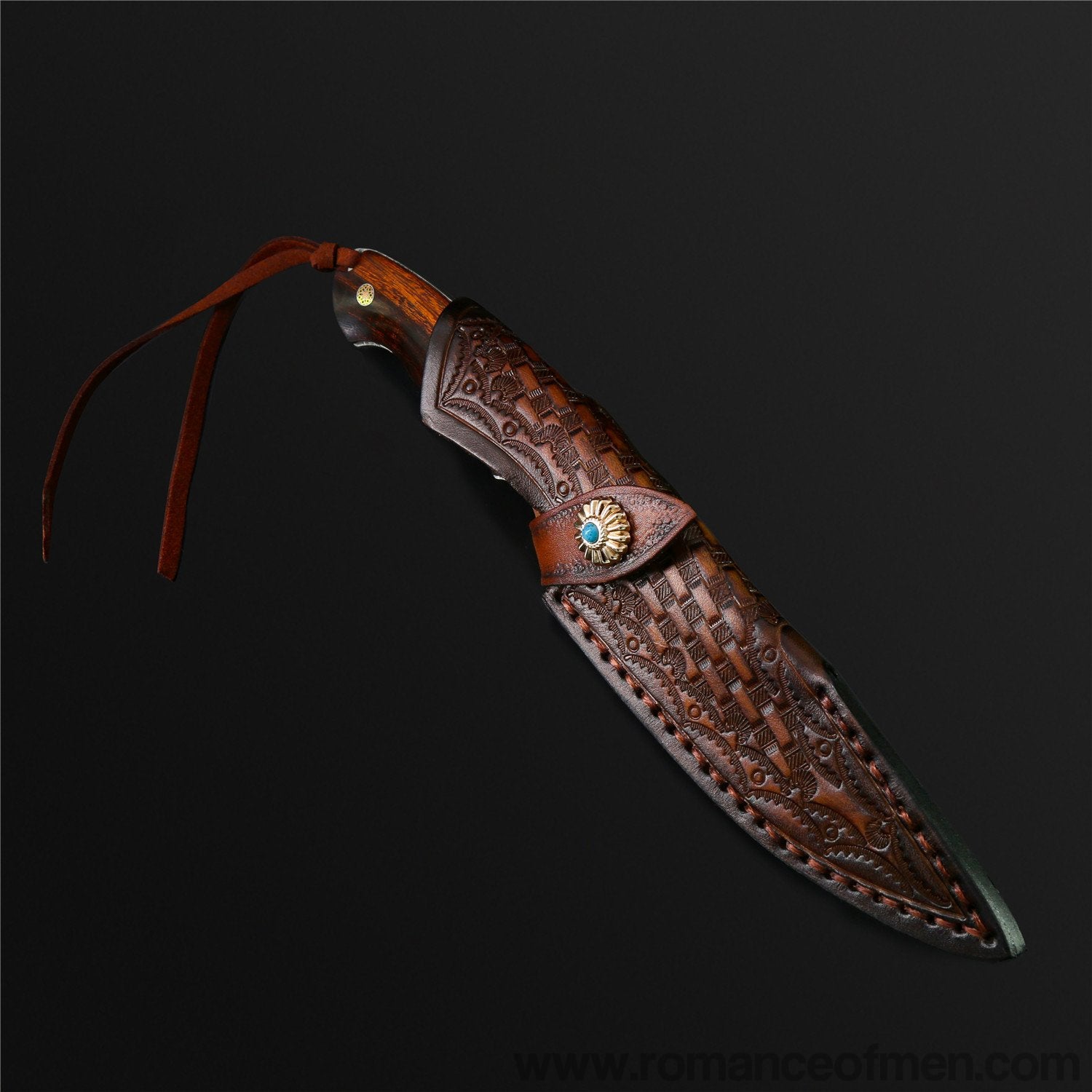 Blade of Glory Damascus Steel Fixed Blade-Romance of Men