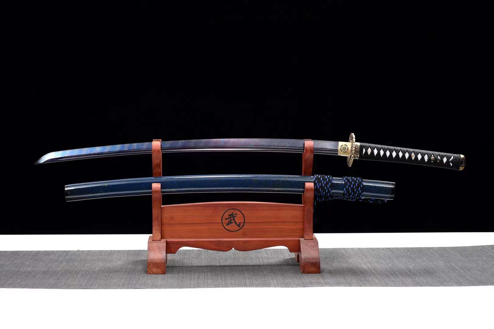 The Gegen Notsuki Handmade Katana Pattern Steel