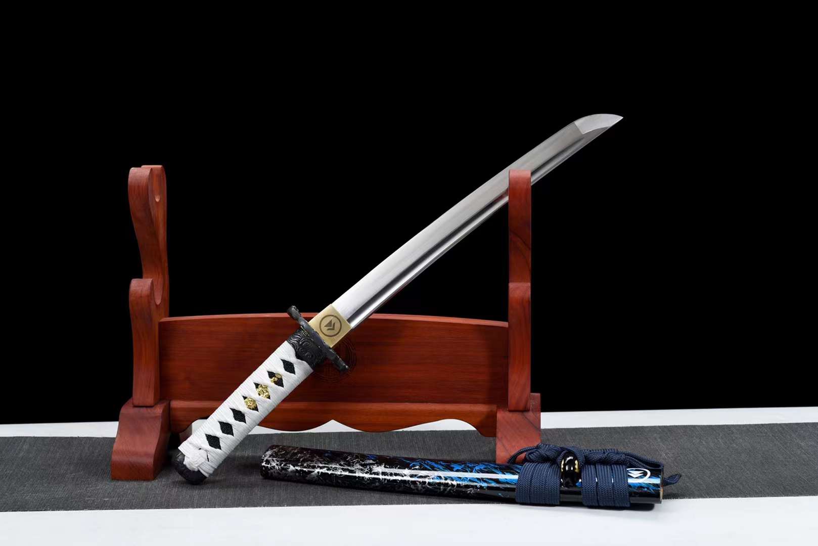 The Tsushima Tamashi Handmade Katana Set Spring Steel
