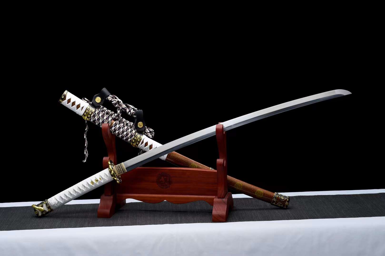 The Goruden Sakura Handmade Katana Spring Steel