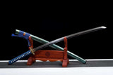 The Rakki Koi  Handmade Katana Clay Tempered T10 Steel