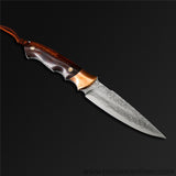 Blade of Glory Damascus Steel Fixed Blade-Romance of Men
