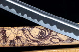 The Bakkusu Senshi Handmade Katana Manganese Steel