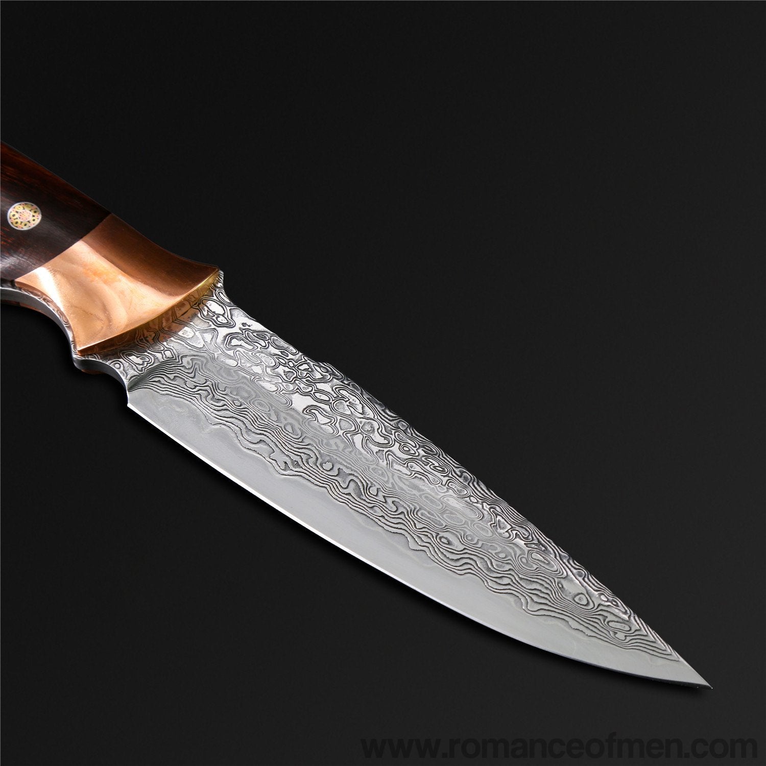 Blade of Glory Damascus Steel Fixed Blade-Romance of Men