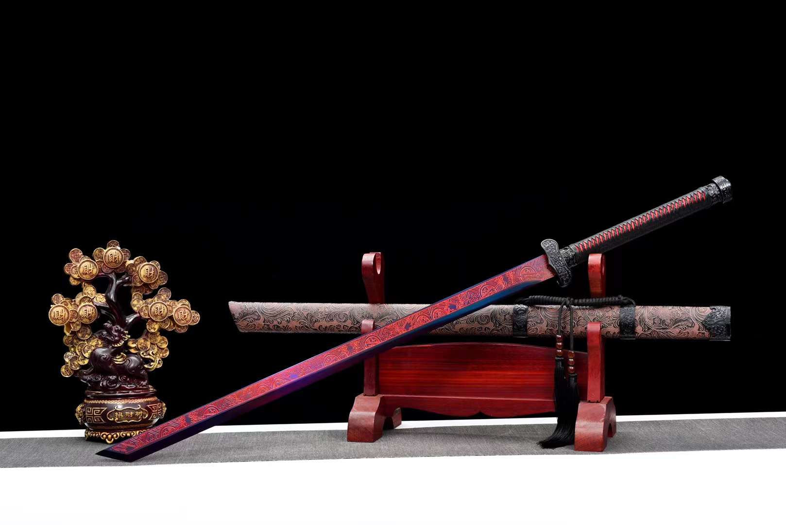 The Murasakino Eiko Handmade Chinese Dao Manganese Steel
