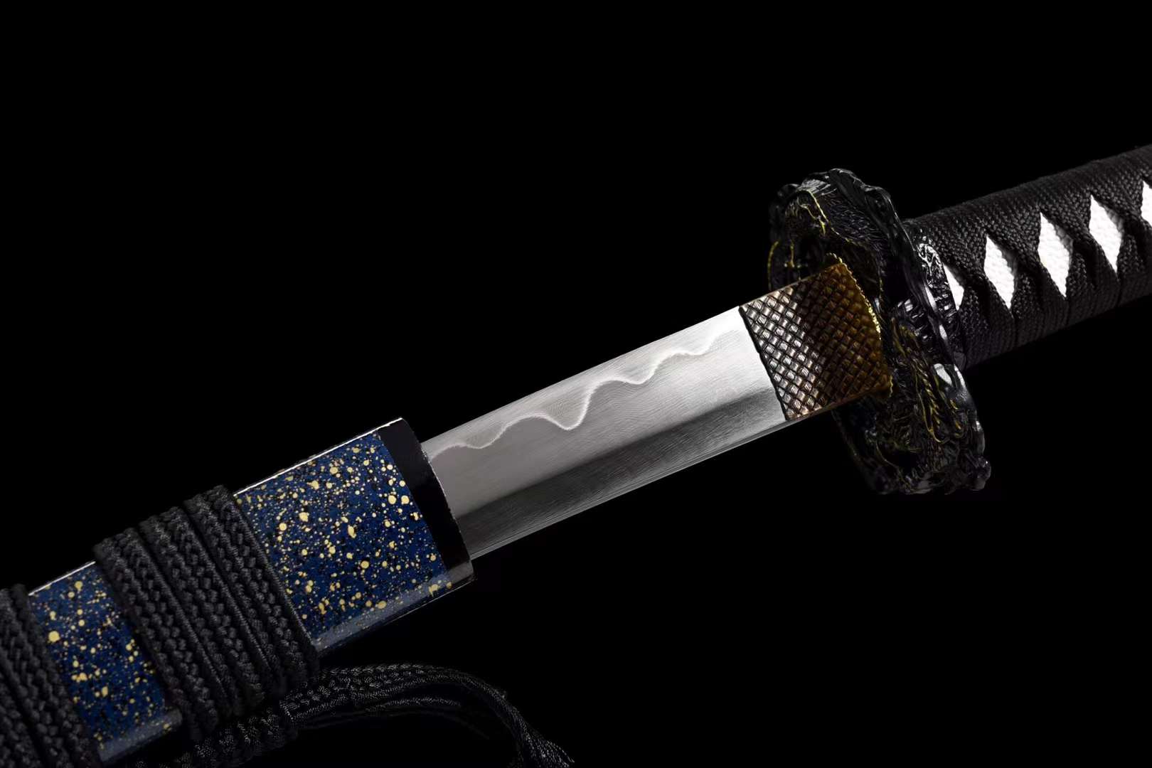 The Doragon Sonja Handmade Katana Wakizashi Pattern Steel