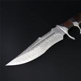 The Zeal Damascus Steel Fixed Blade