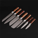 Rose Series Damascus Steel Kitchen Knife Set