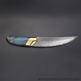 The dog's blade damascus fixed blade knife 24CM-Romance of Men