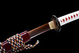 The Suzawa Eiyuki Handmade Katana Clay Tempered Pattern Steel