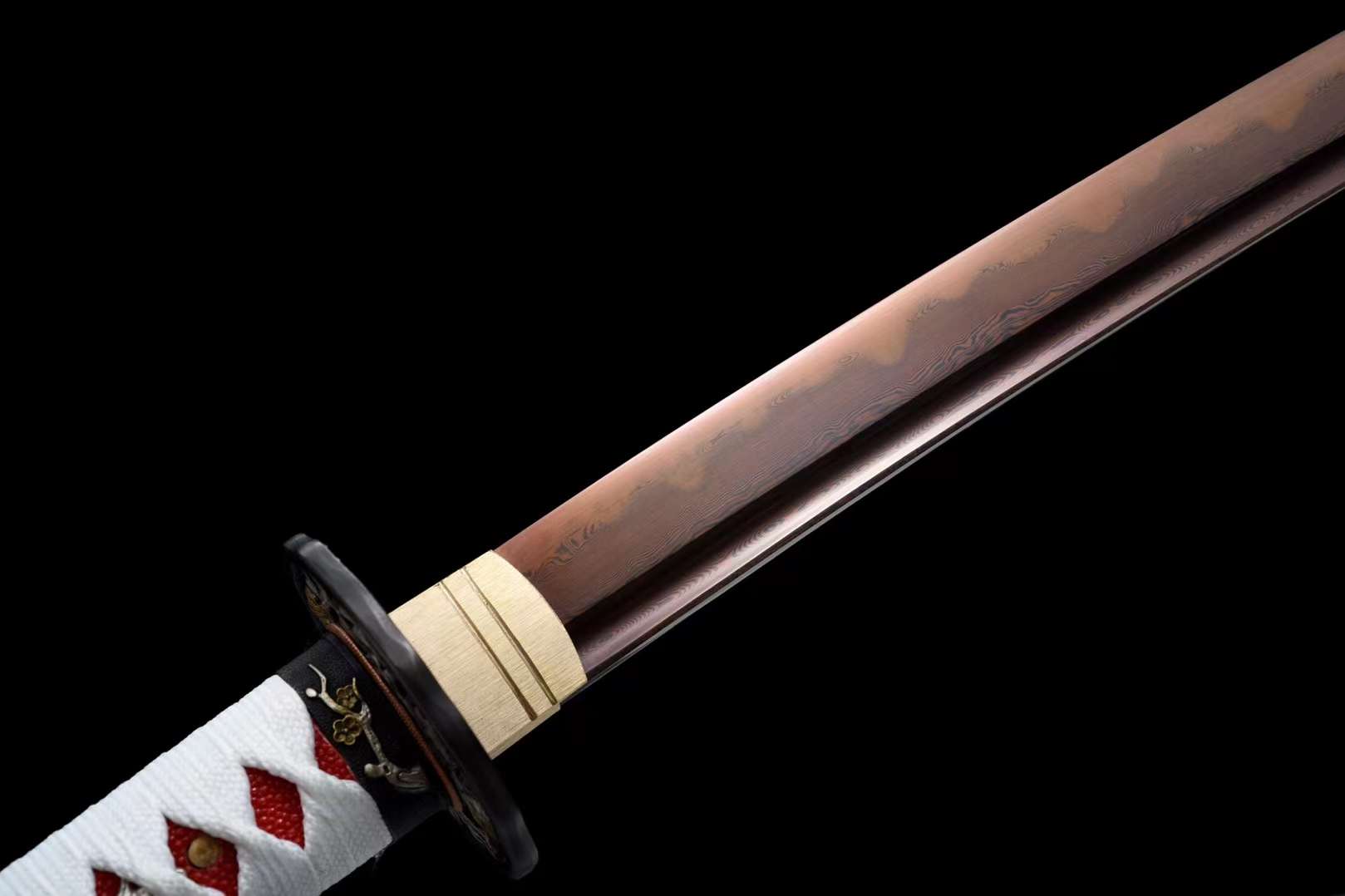The Suzawa Eiyuki Handmade Katana Clay Tempered Pattern Steel