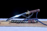 The Arashinoumichi Handmade Tanto Katana Clay Tempered T10 Steel