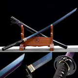 The Shizukana Lan Handmade Reverse Blade Katana Pattern Steel
