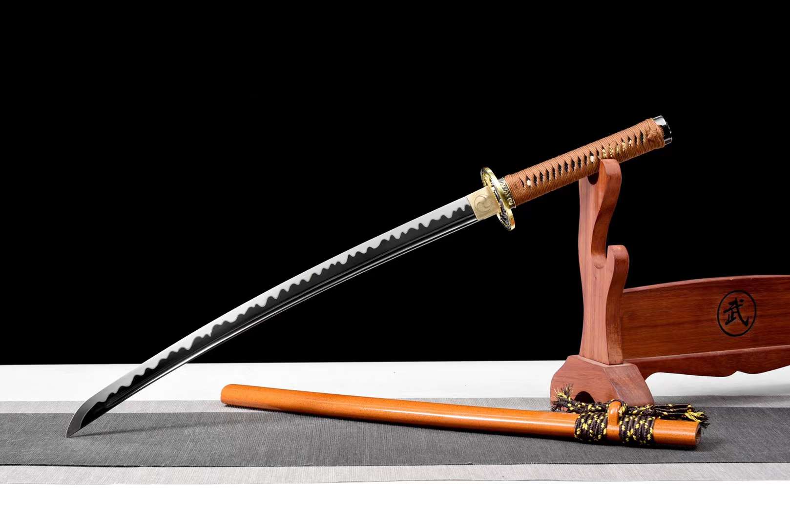 The Torawa Chikara Handmade Katana Wakizashi Manganese Steel