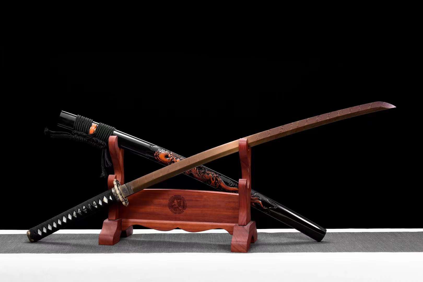 The Dawei Tenryu Handmade Katana Pattern Steel