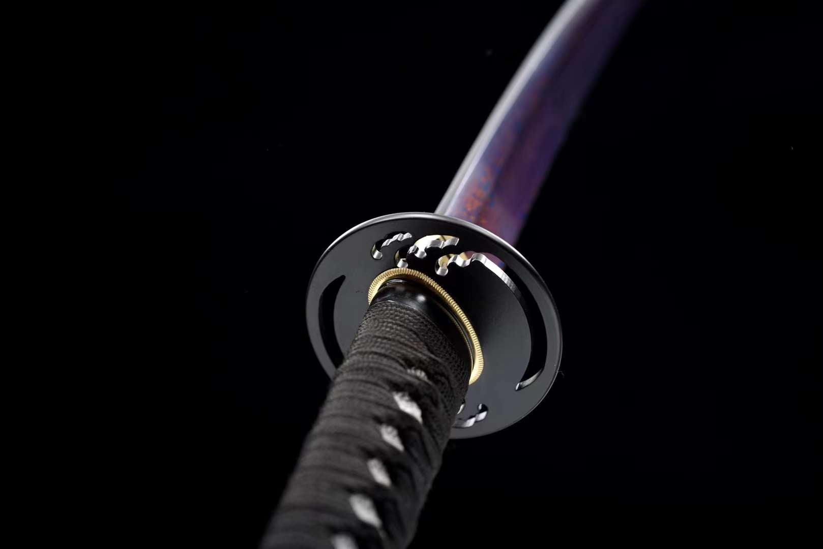 The Shizukana Lan Handmade Reverse Blade Katana Pattern Steel