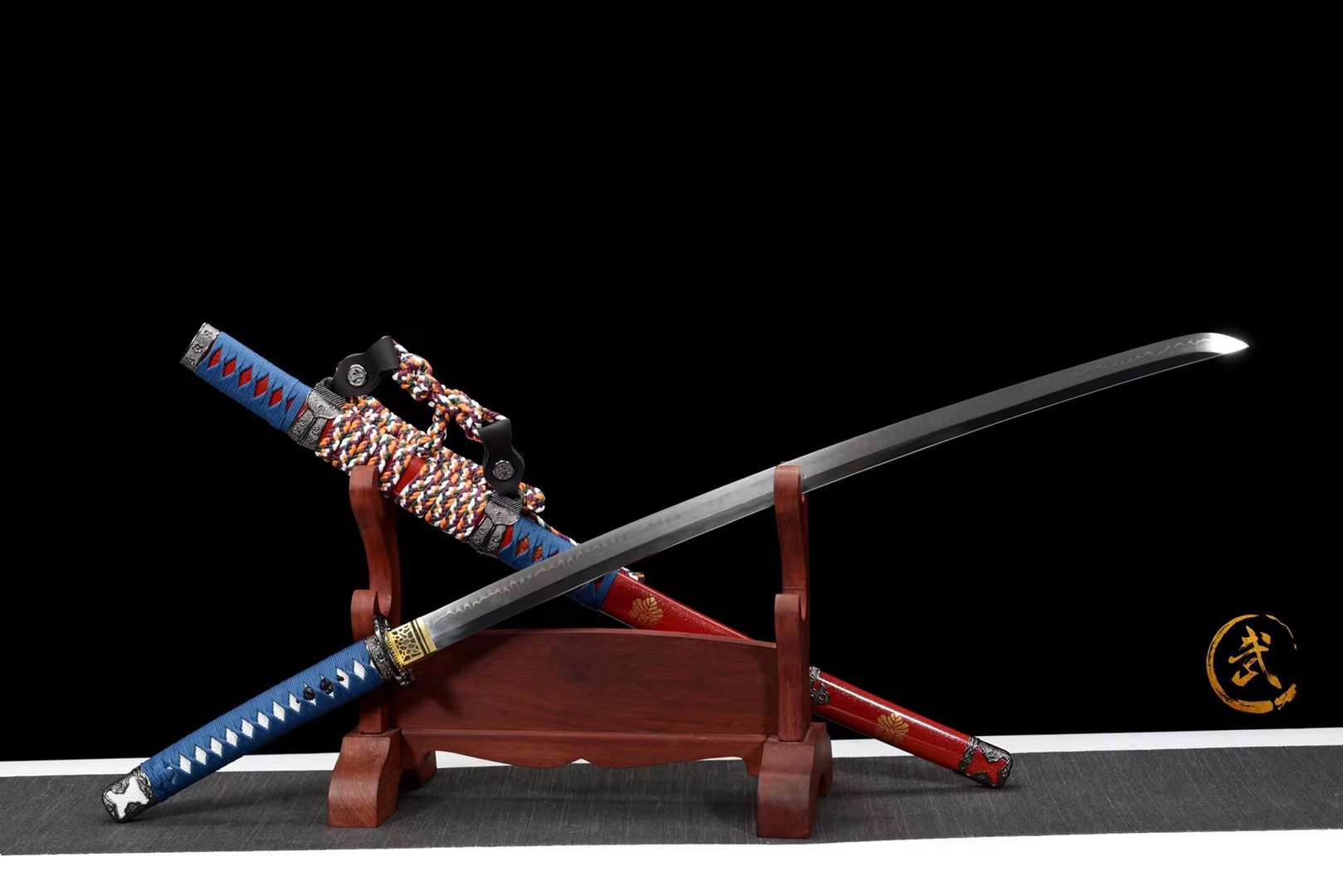 The Jiebantai Sodo Handmade Katana Clay Tempered T10 Steel
