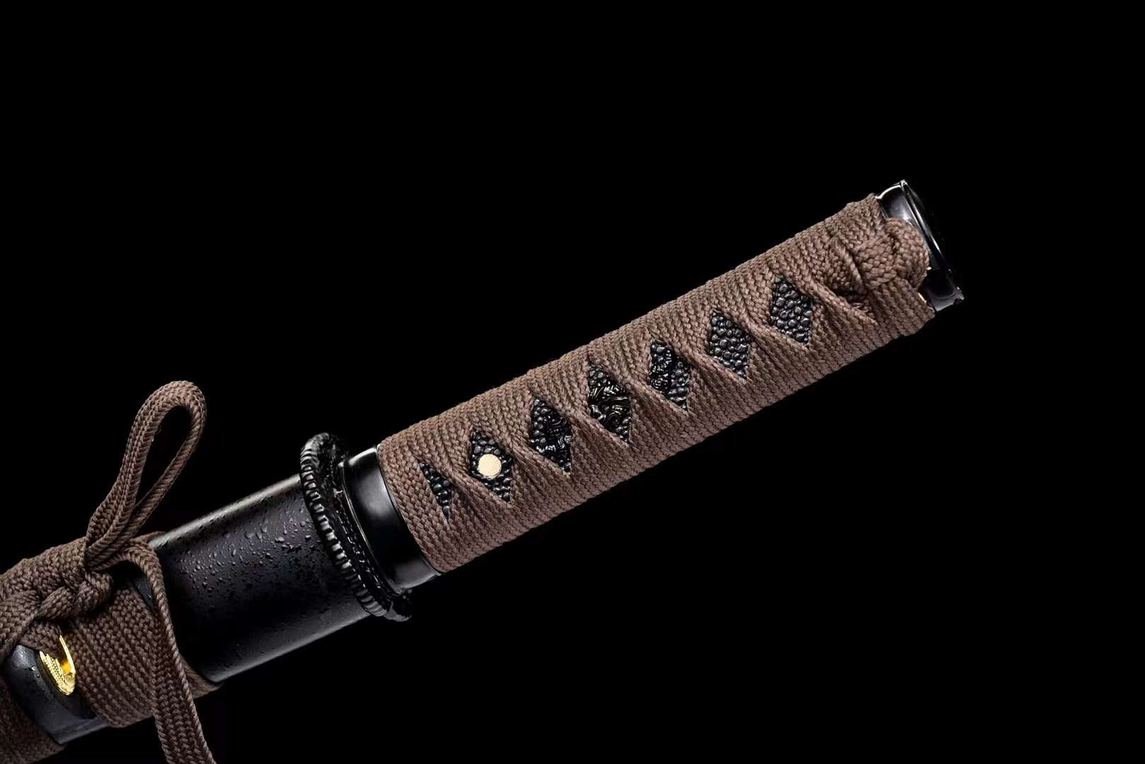 The Shuramanei Handmade Tanto Katana Clay Tempered T10 Steel