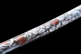 The Suzawa Eiyuki Handmade Katana Clay Tempered Pattern Steel
