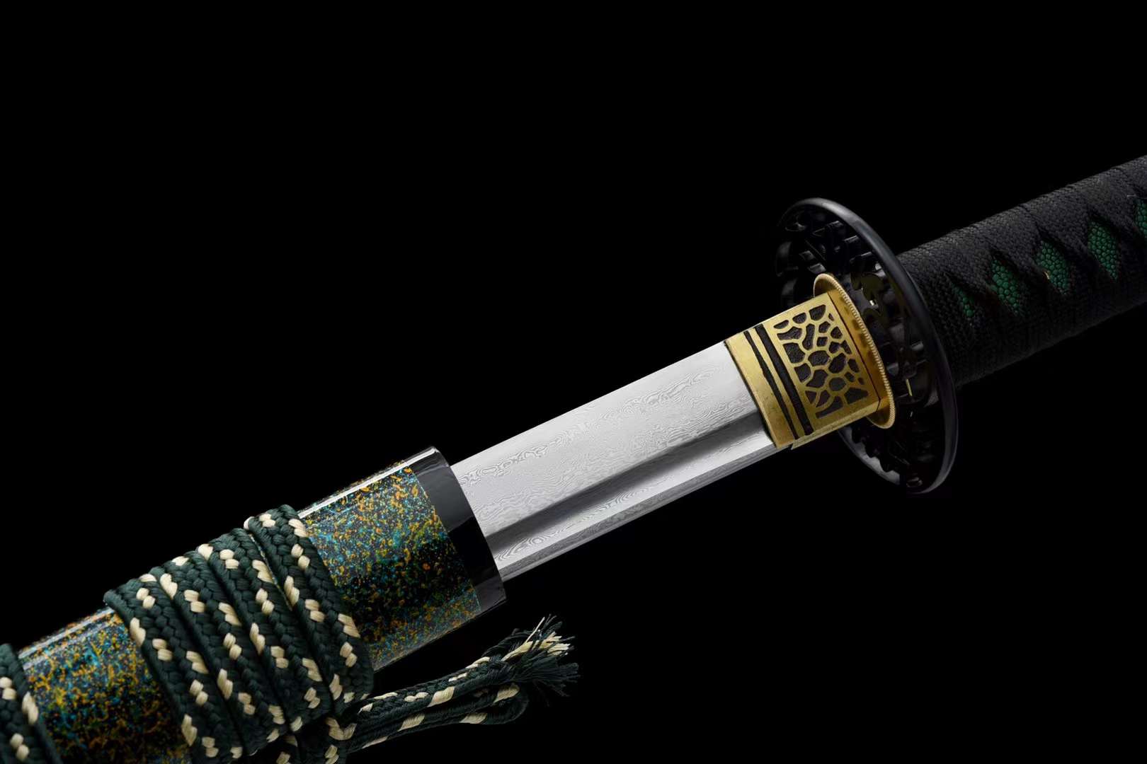 The Fenikkusu Feza Handmade Katana Pattern Steel