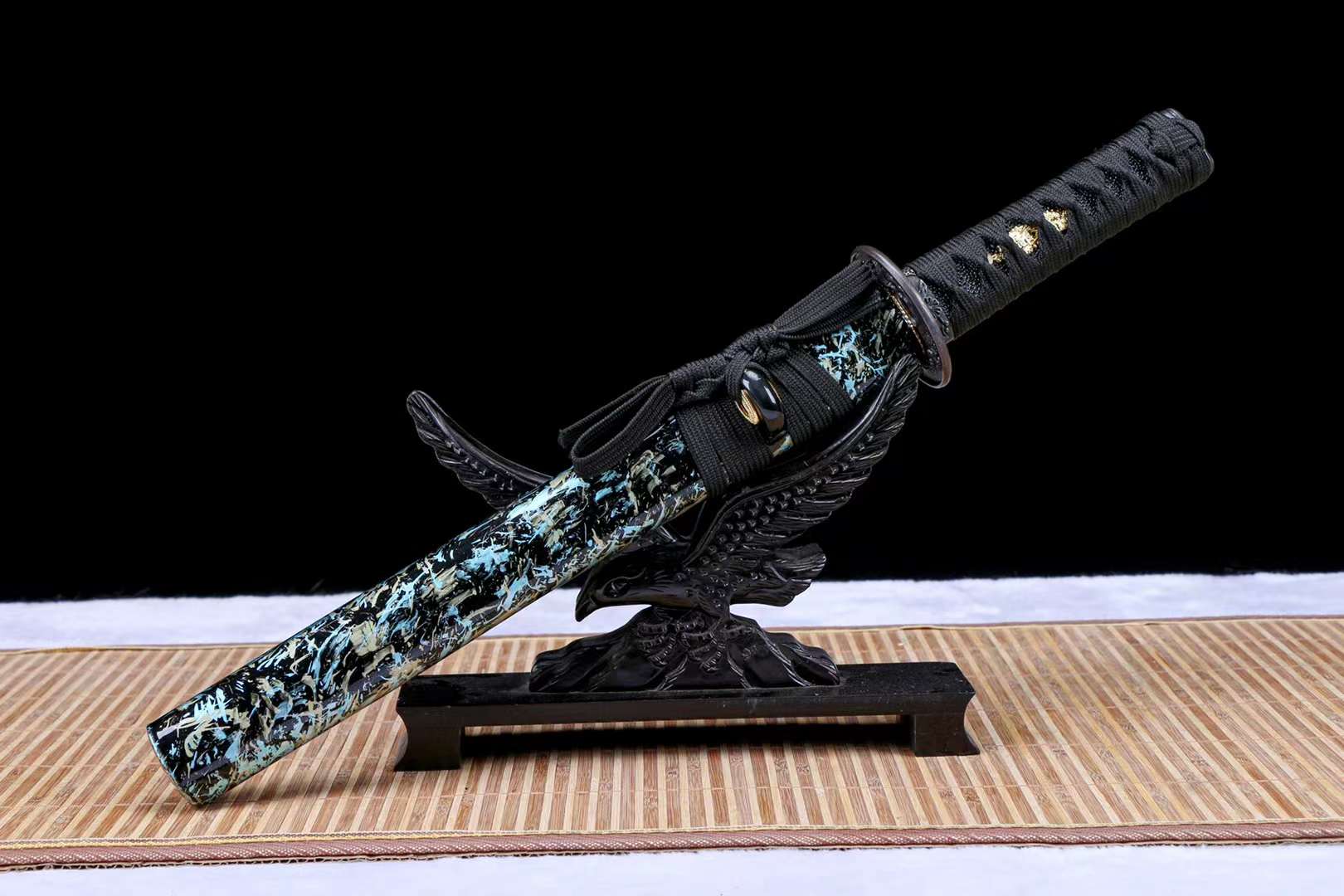 The Kuroi Hoshizora Handmade Chinese Dao Tanto Manganese Steel