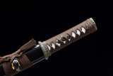 The Kodai Hoshizora Handmade Tanto Katana Clay Tempered T10 Steel