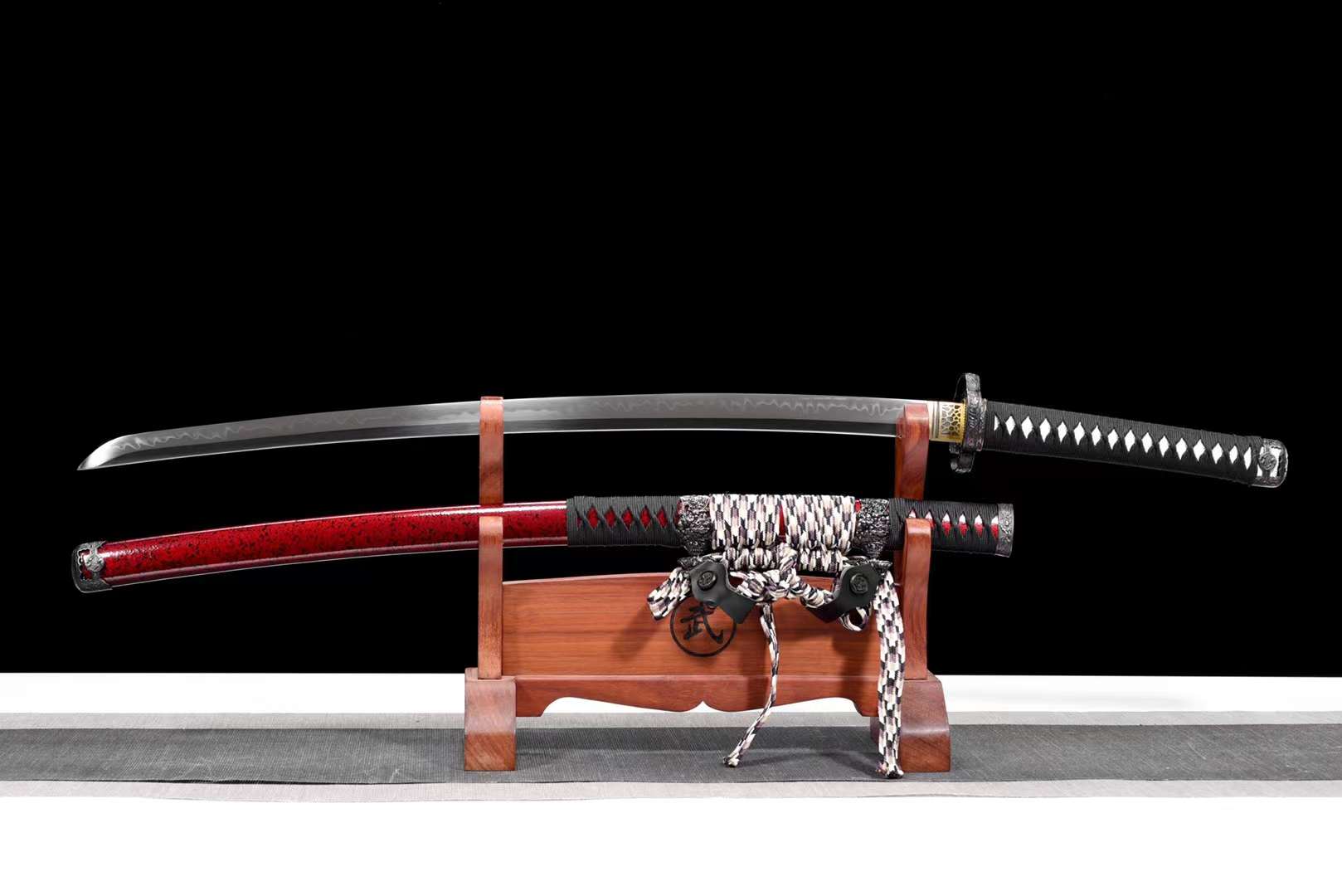 The Maddoraion Taito Handmade Katana Clay Tempered T10 Steel