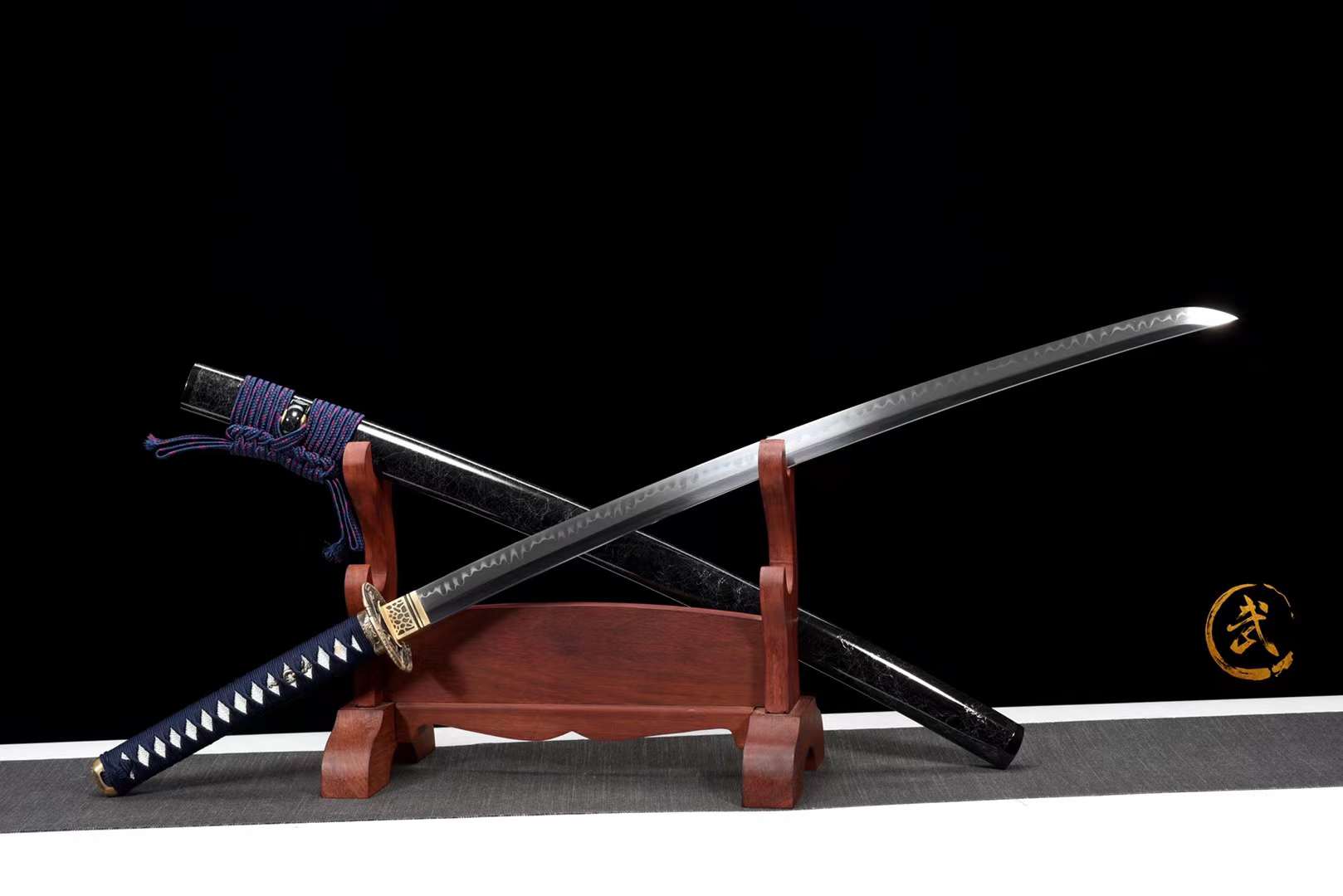 The Ronguzenmifu Handmade Katana Clay Tempered T10 Steel