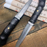 The Orchid Damascus Steel Fixed Blade