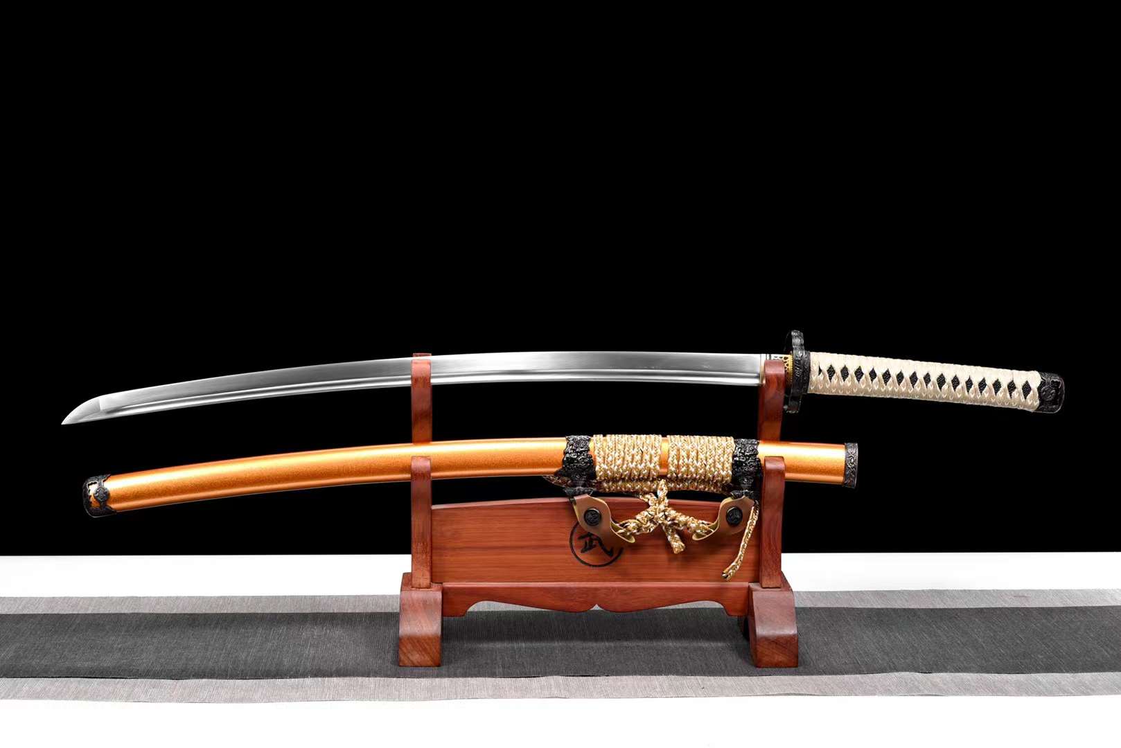 The Koganegiku Handmade Katana Spring Steel