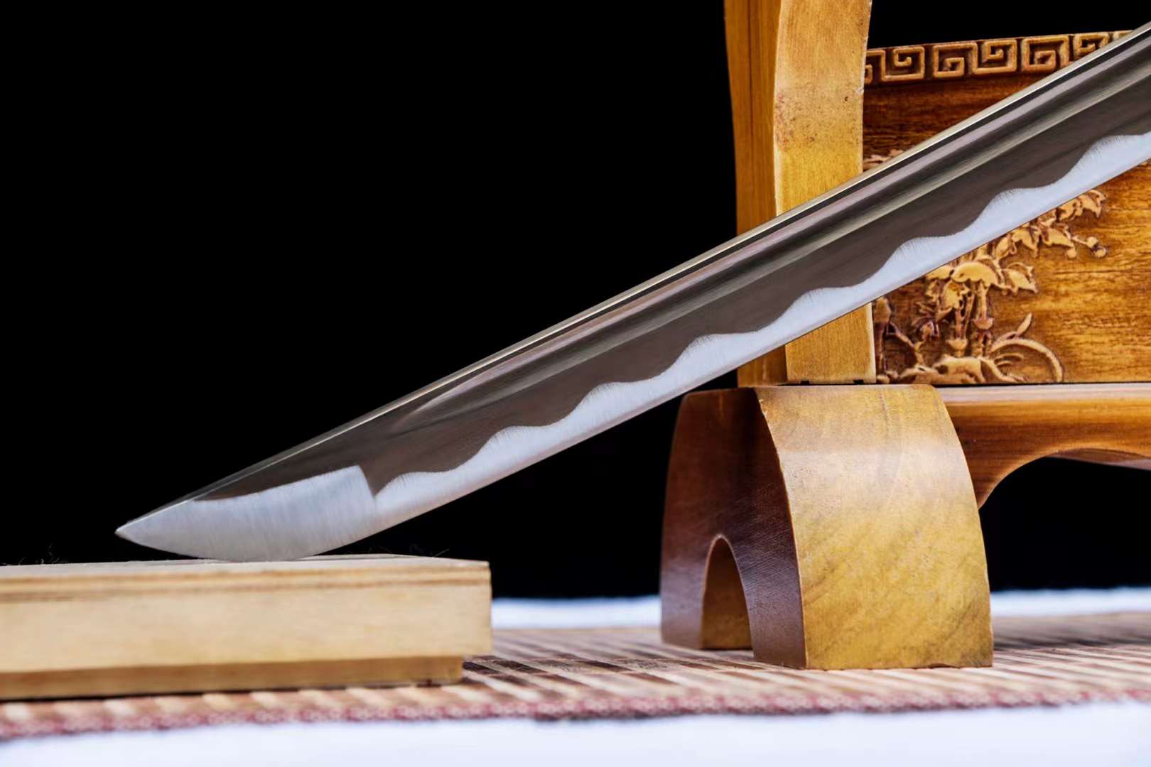 The Aki Gan Senshi Handmade Katana Wakizashi Carbon Steel